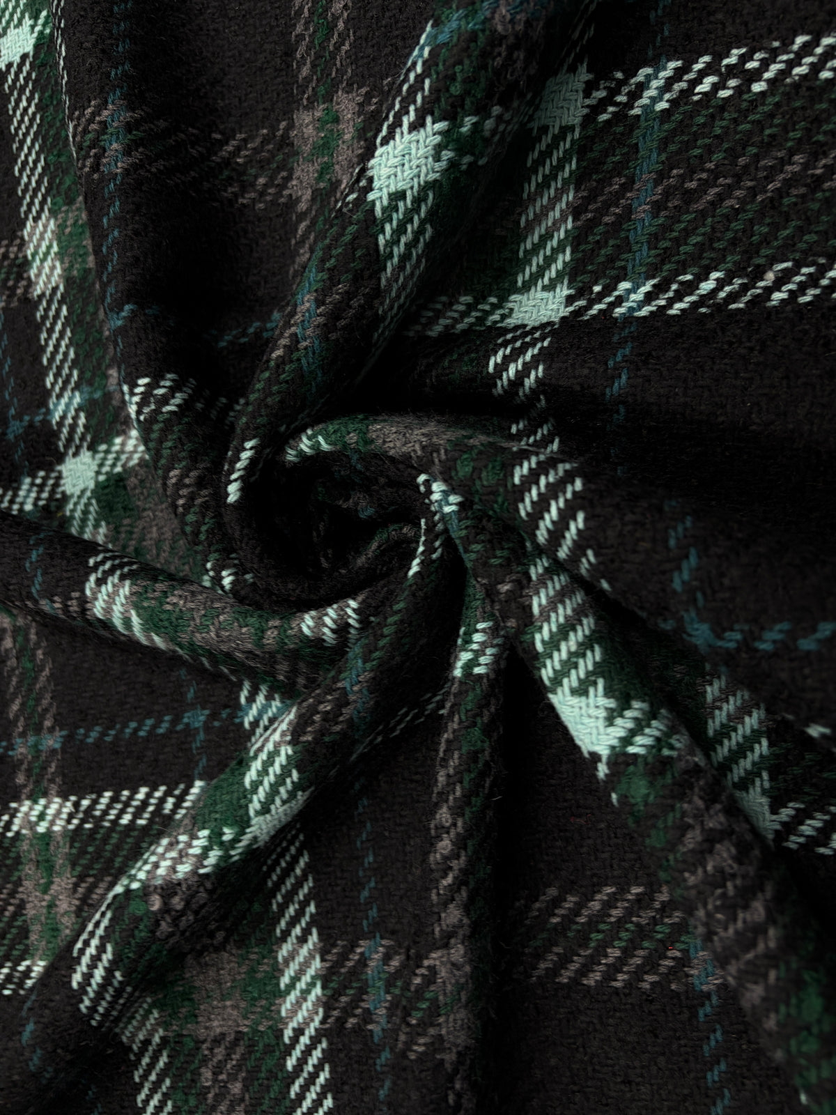 Stofa Chanel Negru Cu Verde