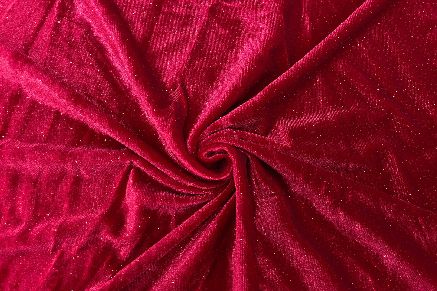 Catifea Velvet cu Sclipici Rosu - Canada Fashion Center