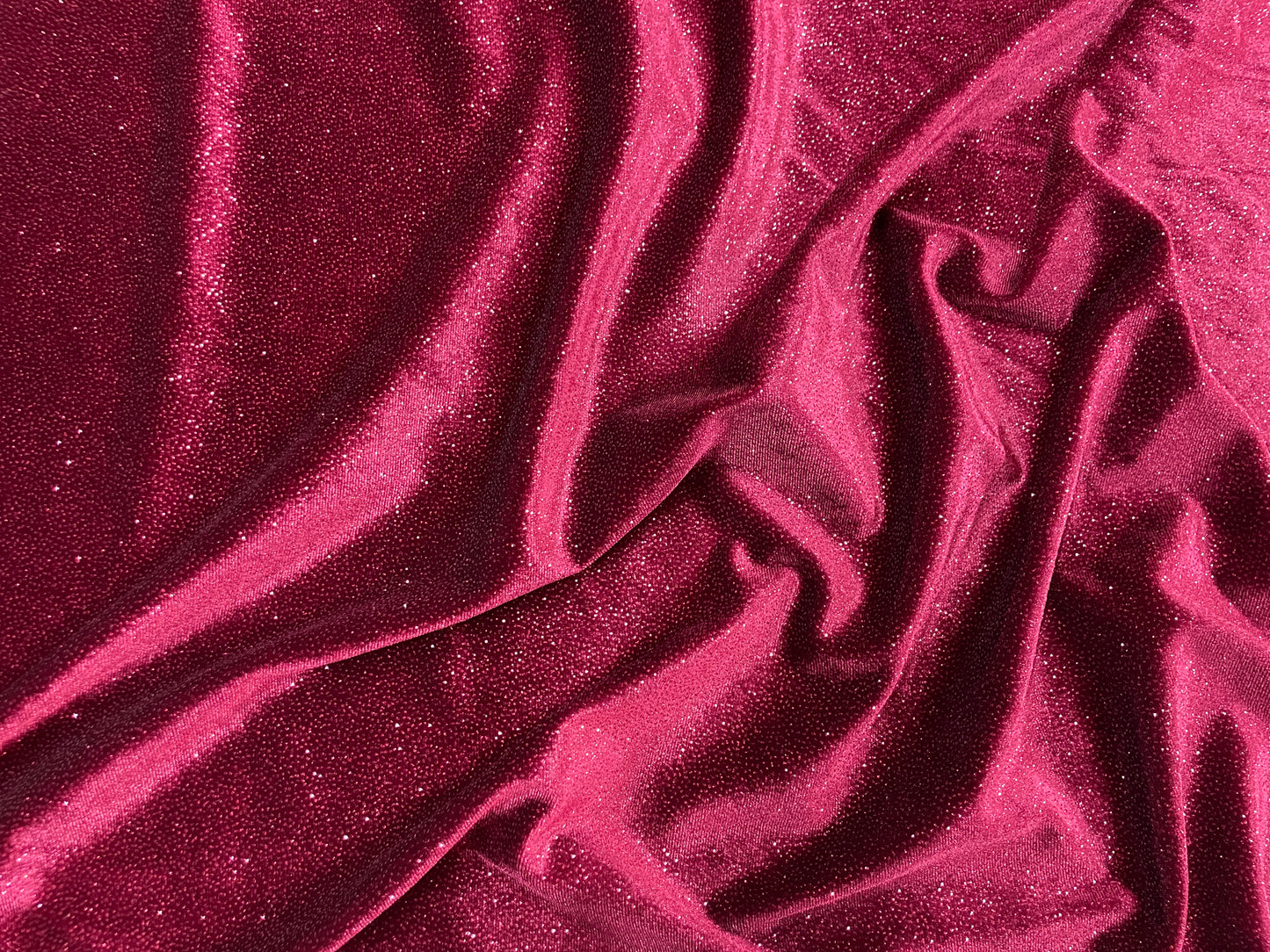 Catifea Velvet cu Sclipici Grena - Canada Fashion Center