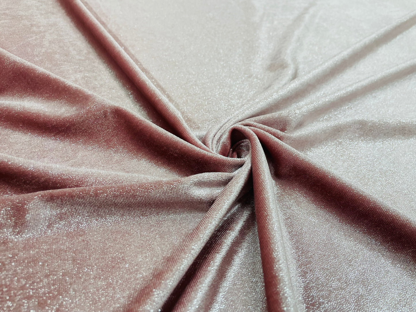 Catifea Velvet cu Sclipici Roz Pudra - Canada Fashion Center