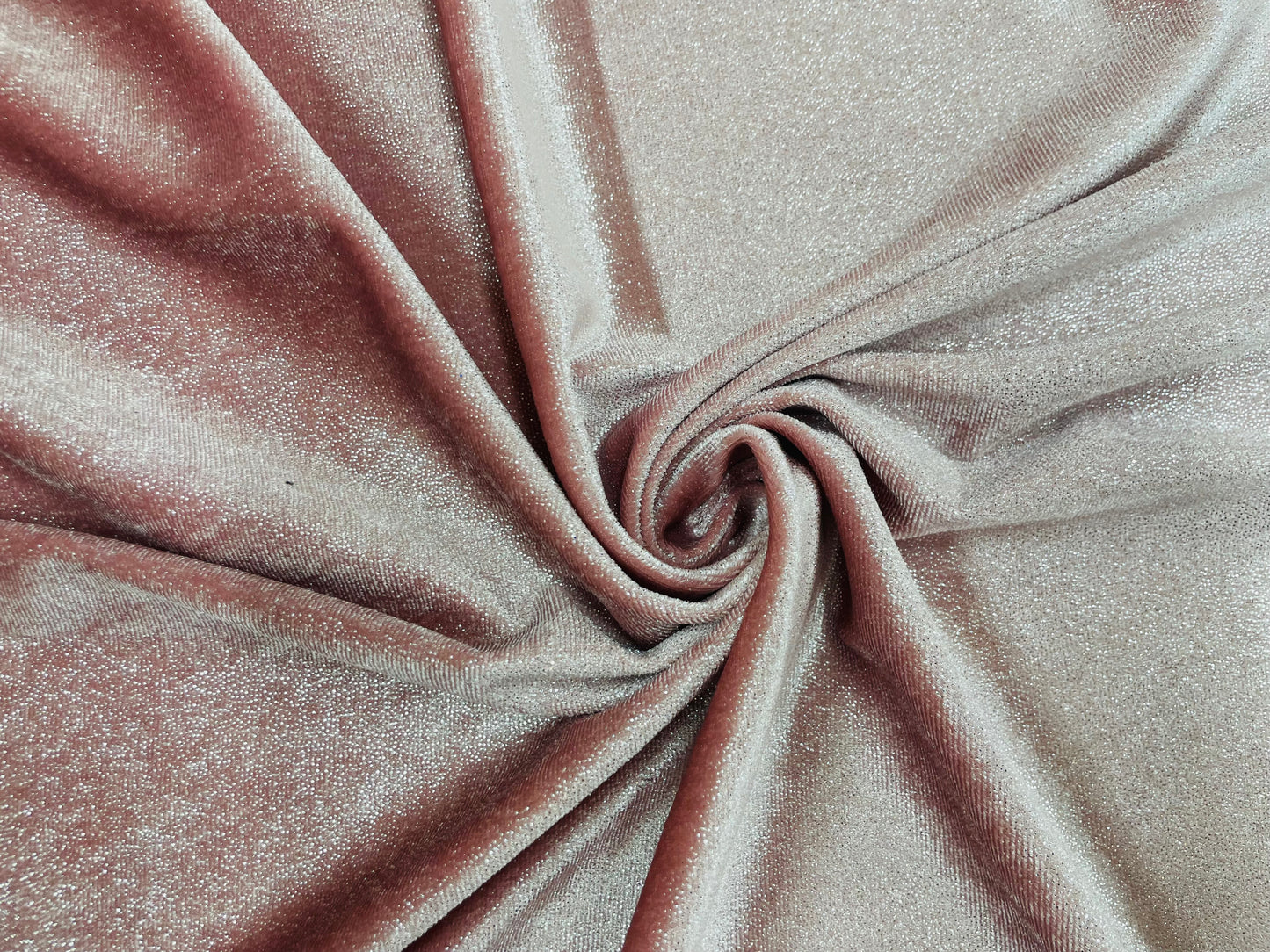 Catifea Velvet cu Sclipici Roz Pudra - Canada Fashion Center