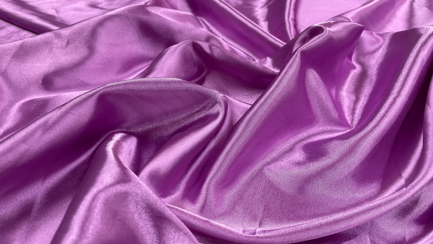 Satin elastic charmeuse lila - Canada Fashion Center