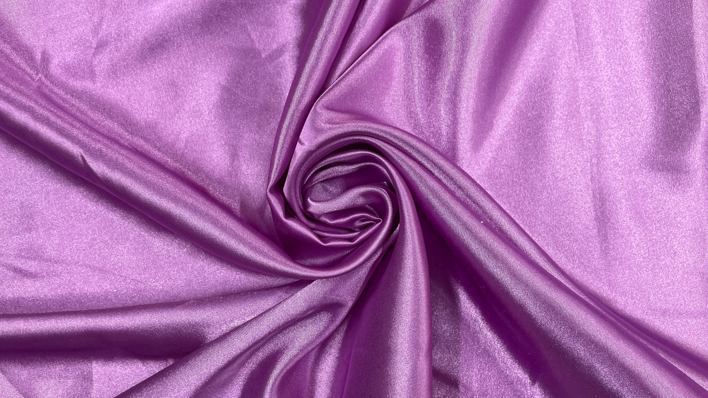 Satin elastic charmeuse lila - Canada Fashion Center