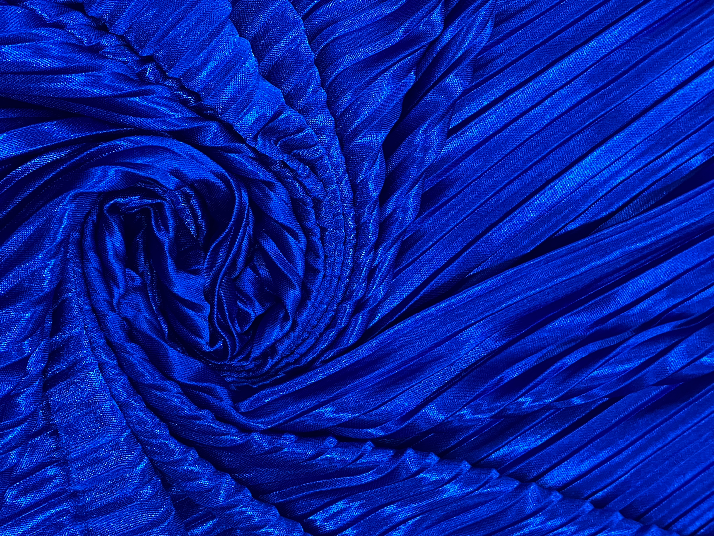 Plisee Mare Albastru Roial - Canada Fashion Center