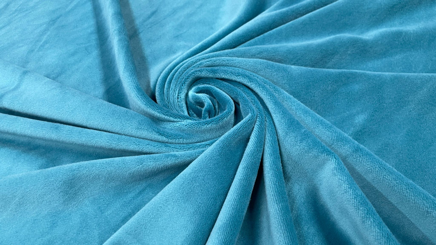 Catifea Supersoft Turcoaz Deschis - Canada Fashion Center