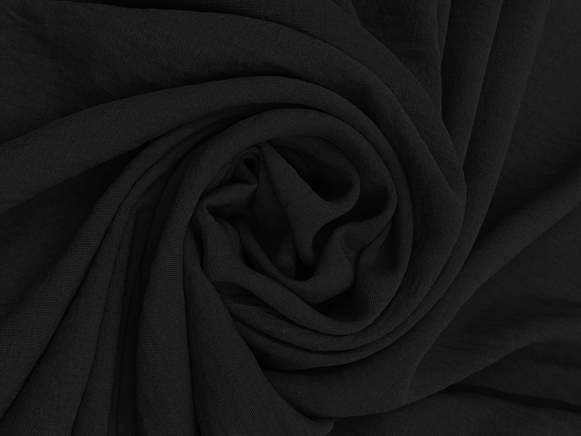 Viscoza creponata negru - Canada Fashion Center - Textiles