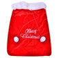 Sac pentru Cadouri Mos Craciun Rosu "Merry Christmas" 55x77cm - Canada Fashion Center