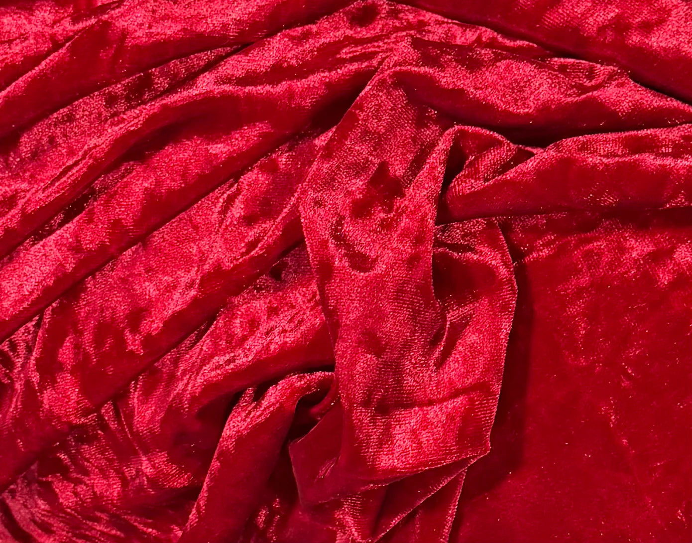 Catifea Velvet Ice Rosu Aprins