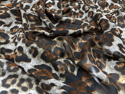 Voal imprimat leopard