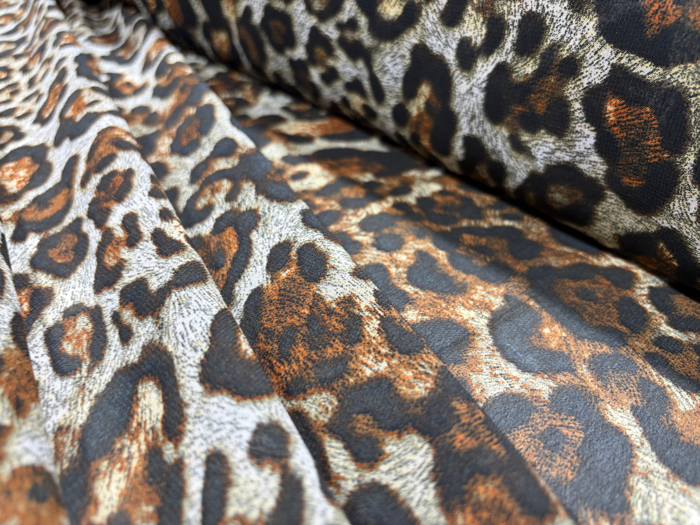 Voal imprimat leopard