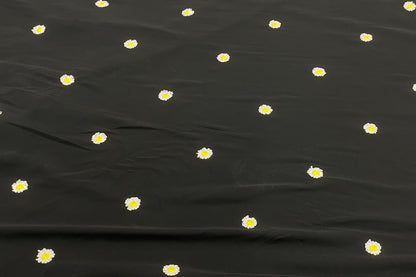 Voal brodat Negru - Canada Fashion Center