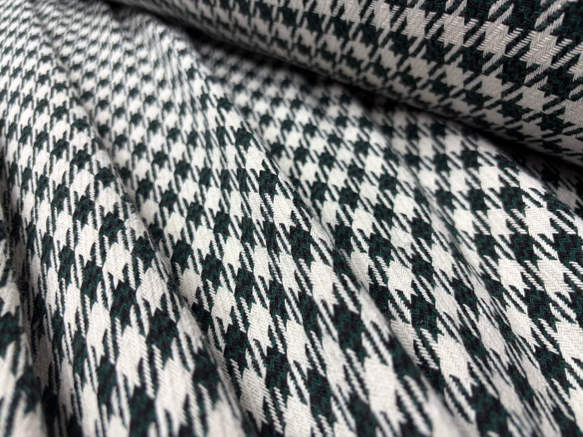 Stofa Chanel Alb Cu Verde