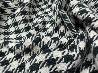 Stofa Chanel Alb Cu Verde