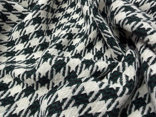 Stofa Chanel Alb Cu Verde