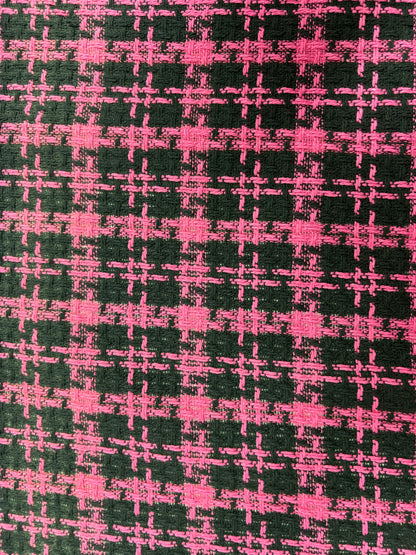 Stofa Chanel Fuchsia Cu Negru