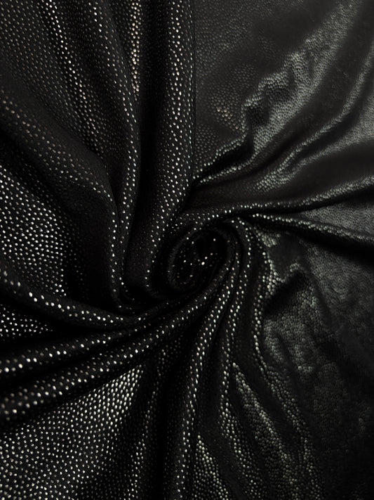 Catifea SuperSoft Negru Sclipici