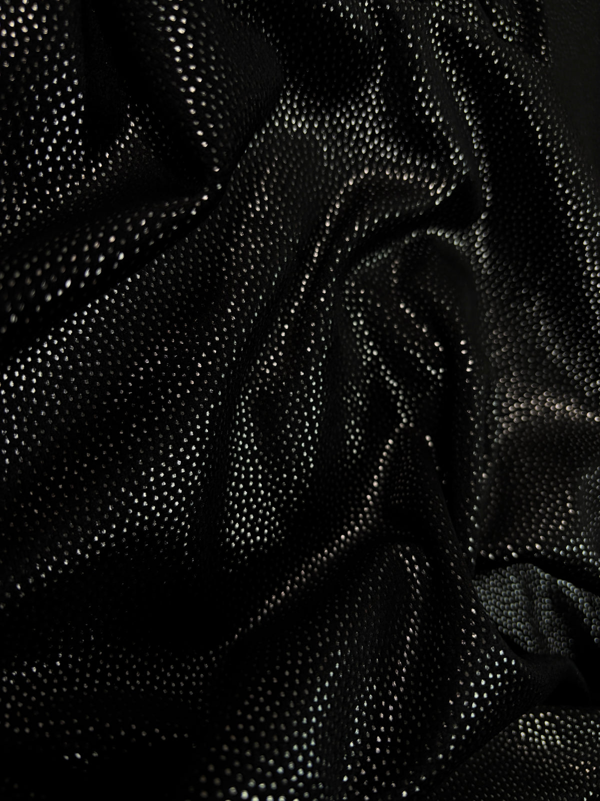 Catifea SuperSoft Negru Sclipici