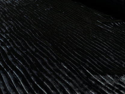 Velvet Plisat Albastru Bleumarin - Canada Fashion Center