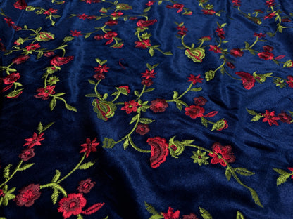 Velvet Brodat Flori Blumarine - Canada Fashion Center