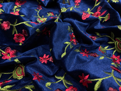 Velvet Brodat Flori Blumarine - Canada Fashion Center
