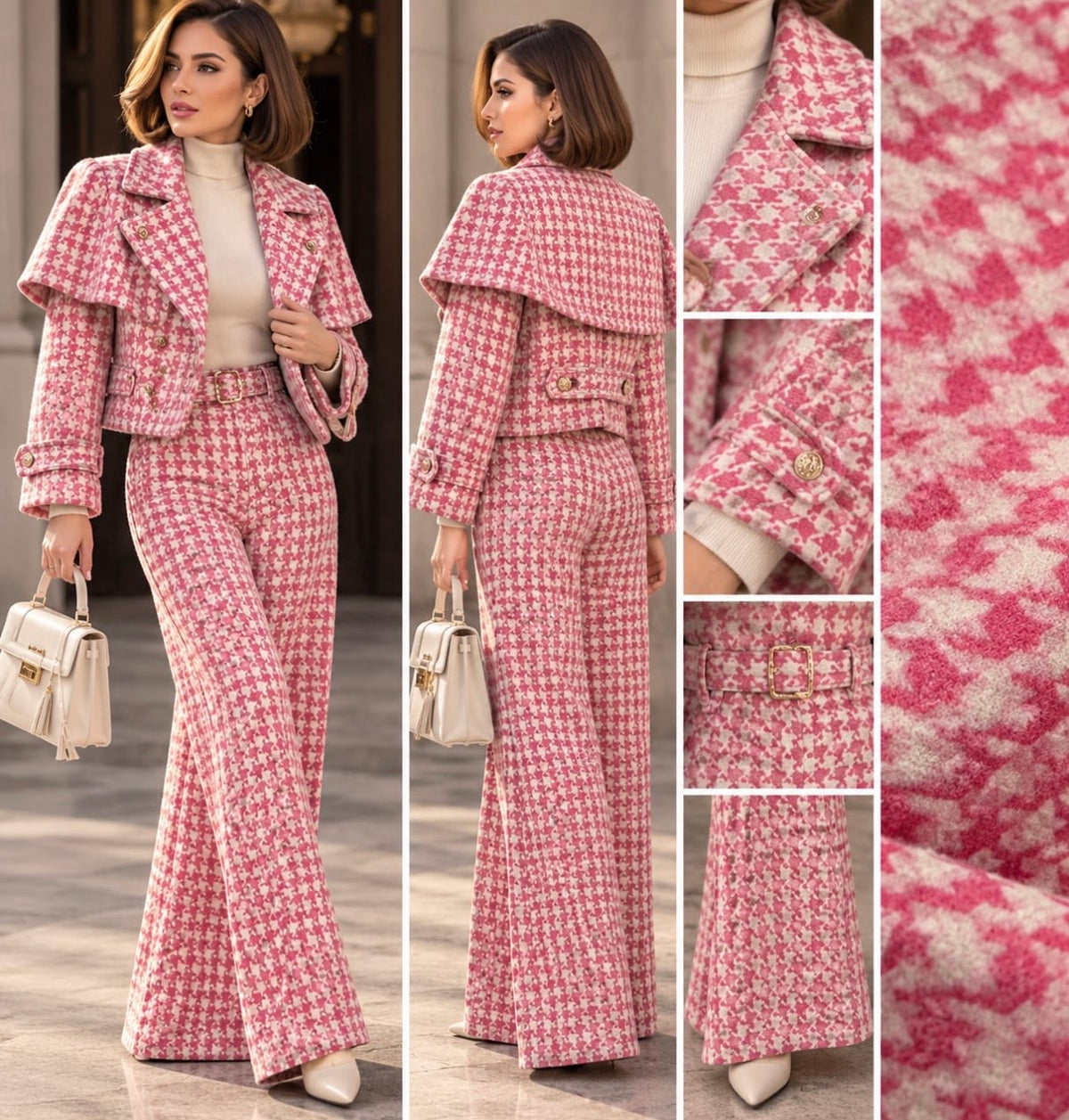 Stofa Picior Cocos Roz - Canada Fashion Center