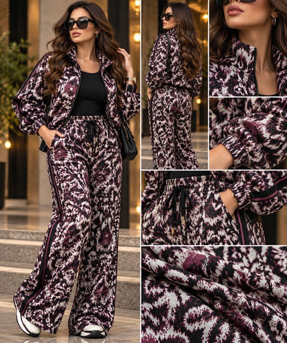 Pontiroma Imprimat Alb Cu Grena - Canada Fashion Center