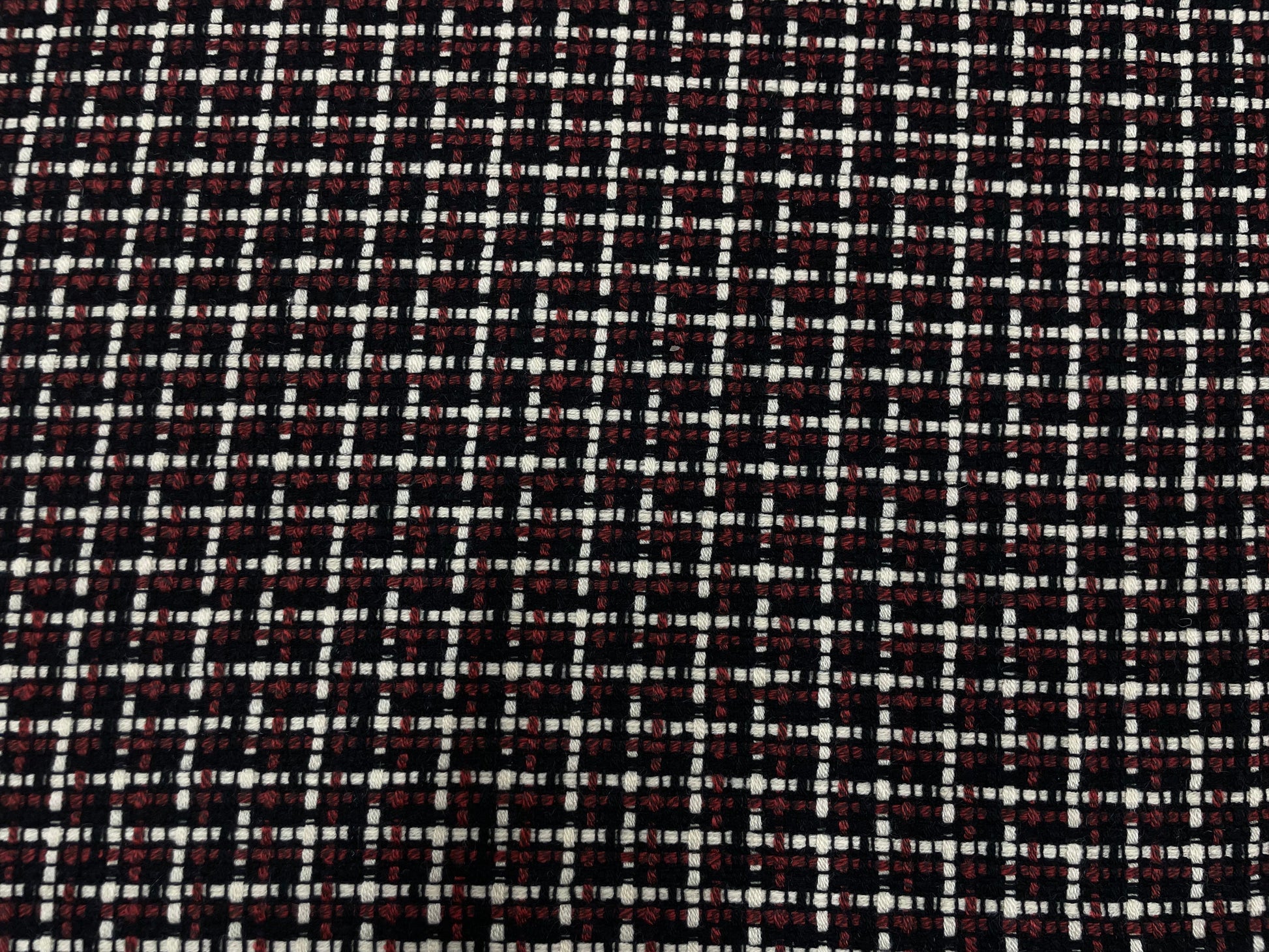 Stofa Chanel Negru cu Grena - Canada Fashion Center