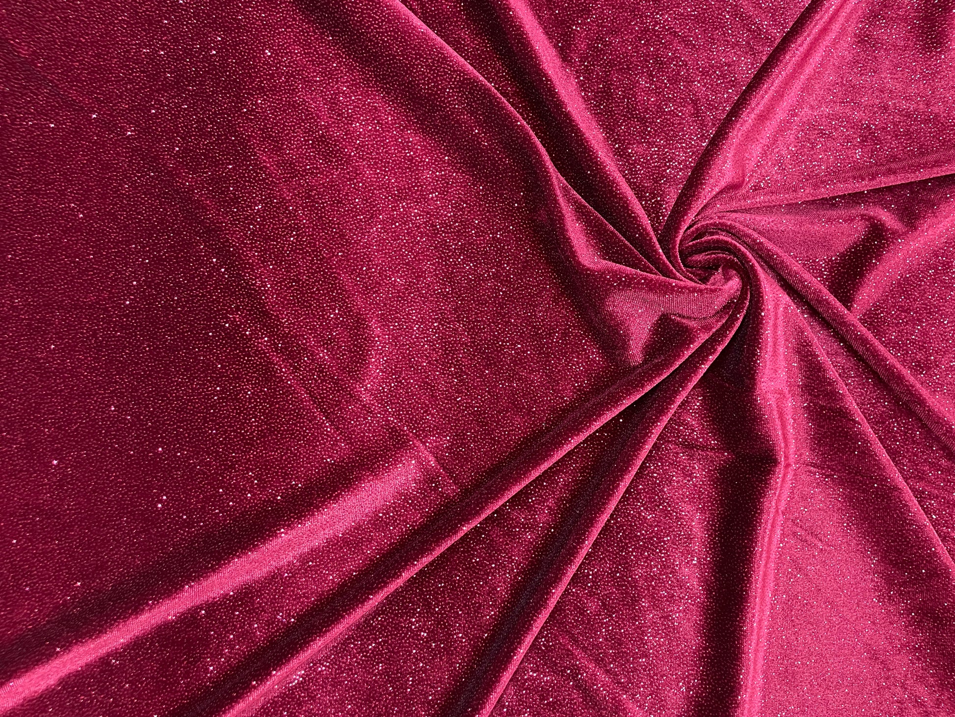 Catifea Velvet cu Sclipici Grena - Canada Fashion Center