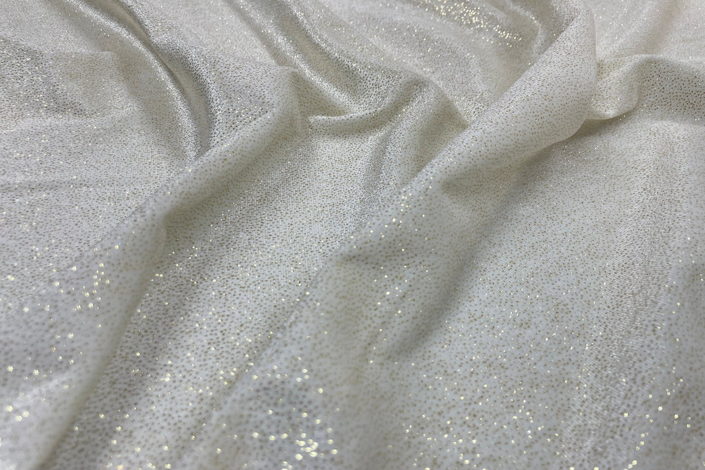 Catifea Velvet cu Sclipici Ivoire - Canada Fashion Center