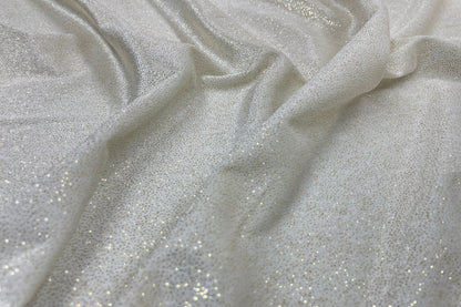 Catifea Velvet cu Sclipici Ivoire - Canada Fashion Center