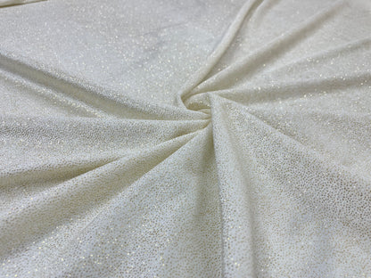 Catifea Velvet cu Sclipici Ivoire - Canada Fashion Center