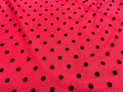 Tulle cu buline egale grena - Canada Fashion Center