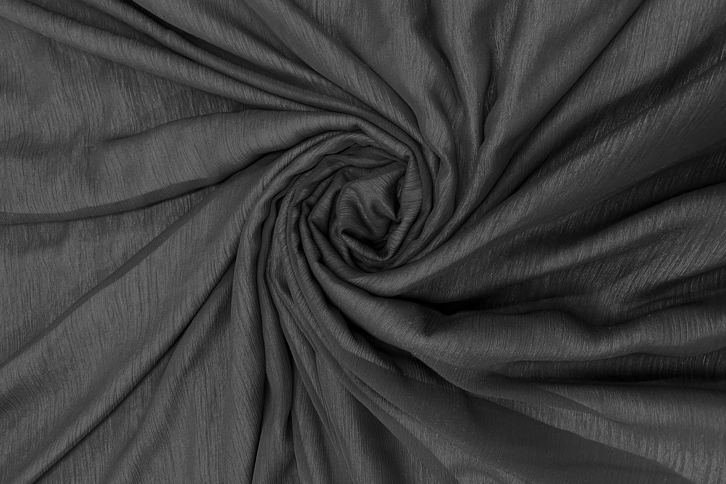 Voal creponat Negru - Canada Fashion Center