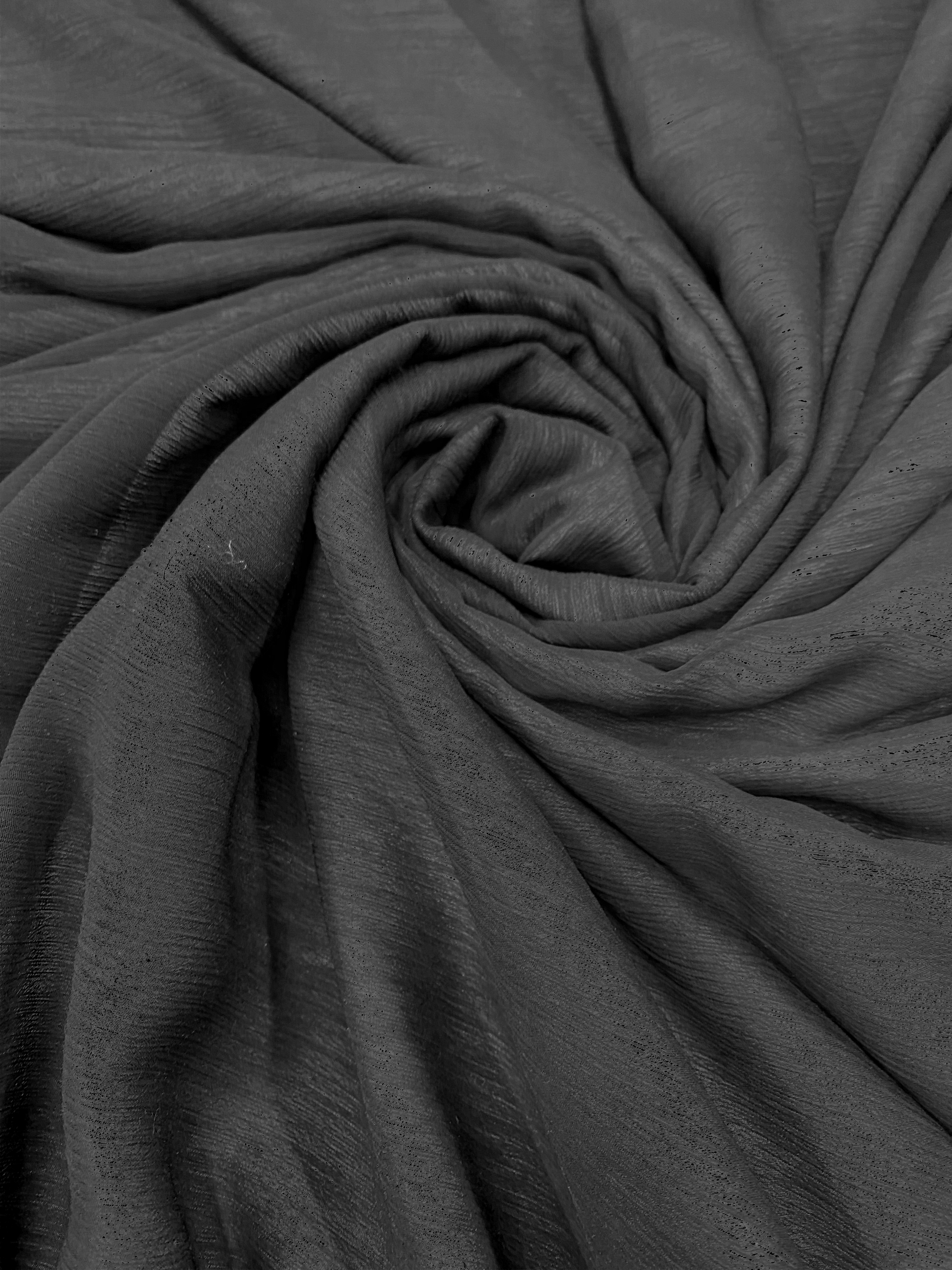 Voal creponat Negru - Canada Fashion Center