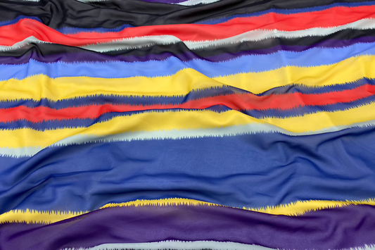 Voal subtire imprimat Colorat - Canada Fashion Center