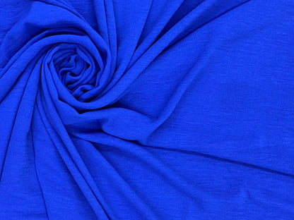 Viscoza creponata albastru electric - Canada Fashion Center - Textiles