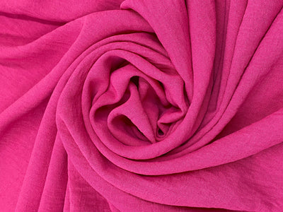 Viscoza creponata fucsia - Canada Fashion Center - Textiles