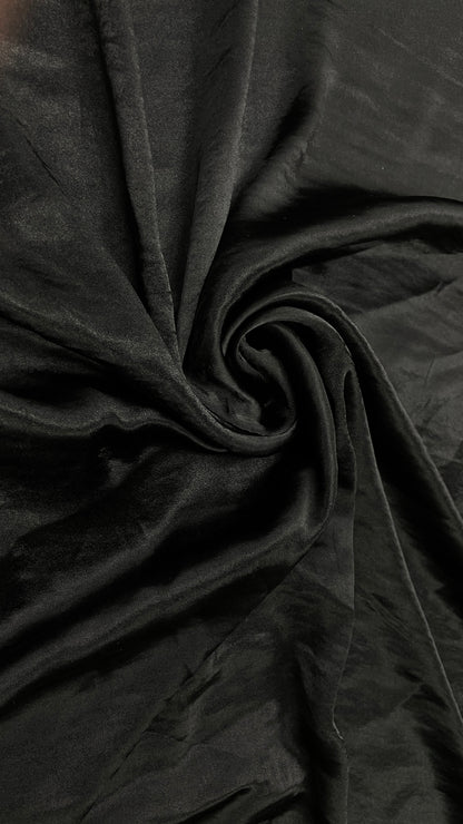 Satin Uni Negru