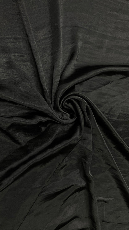 Satin Uni Negru