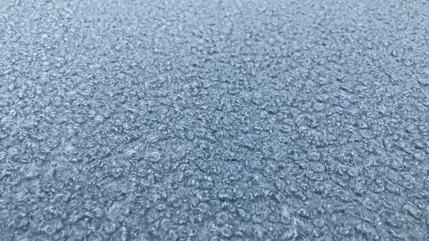 Stofa boucle bleu