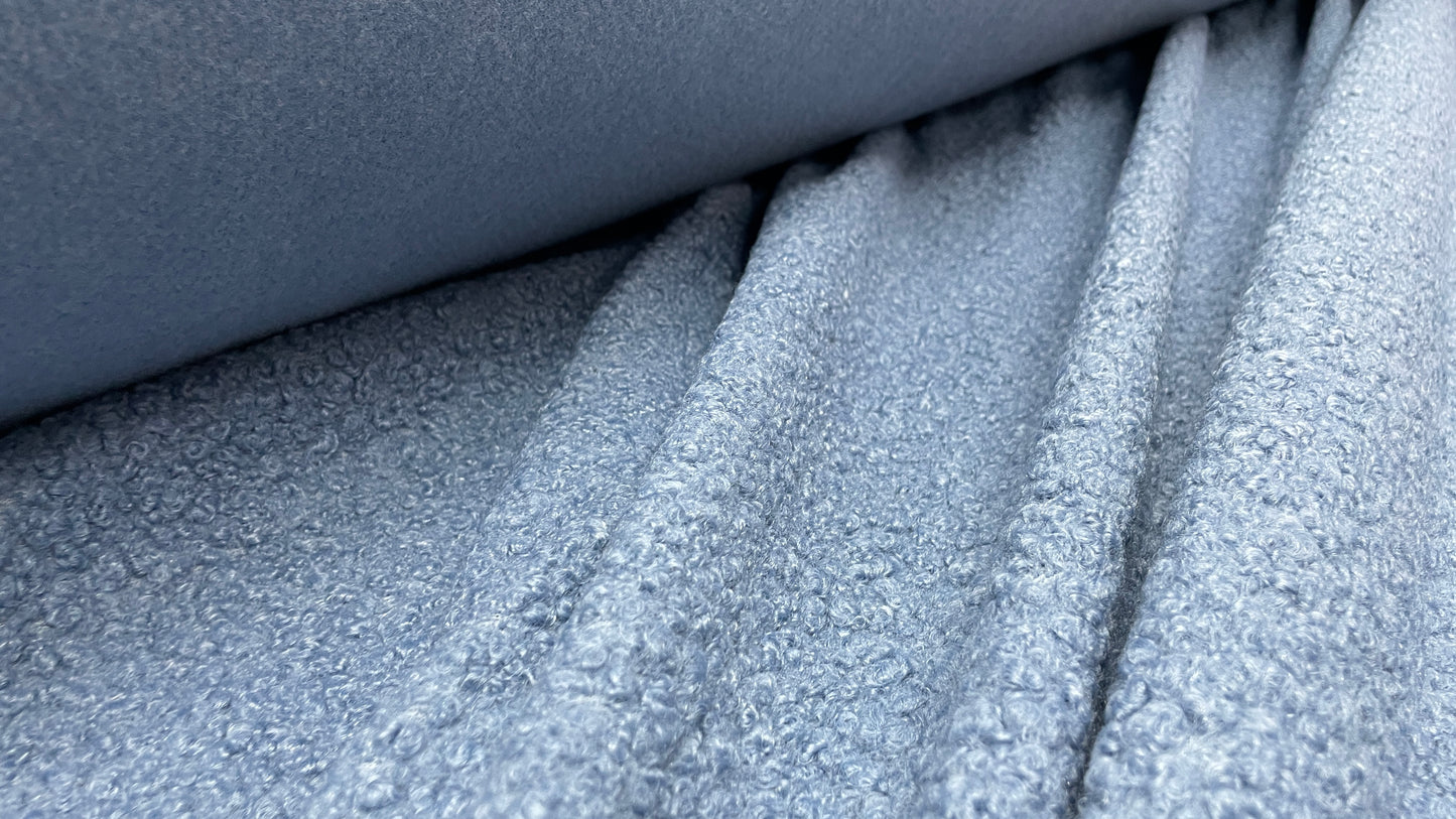 Stofa boucle bleu
