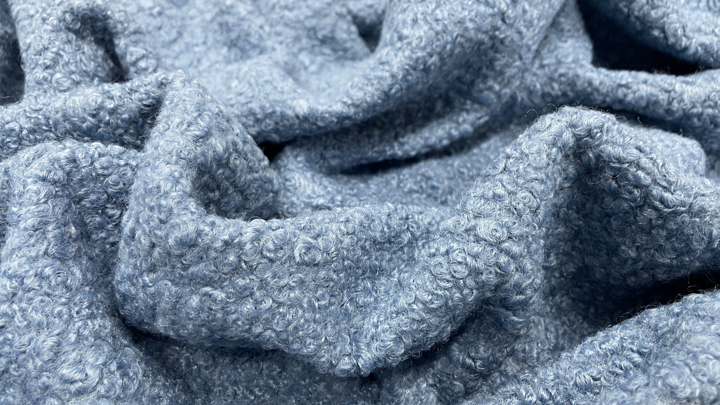 Stofa boucle bleu