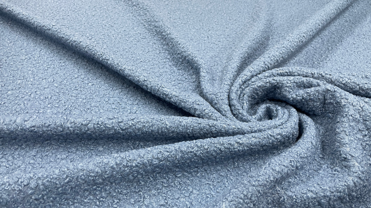 Stofa boucle bleu