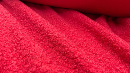 Stofa boucle Rosu