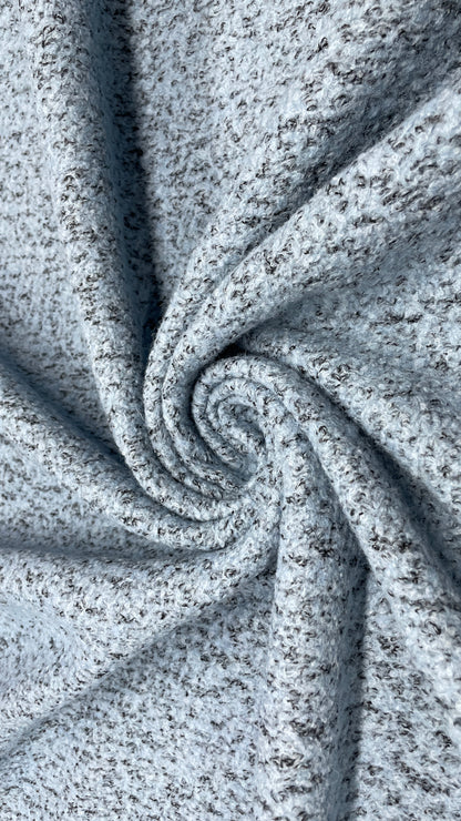 Stofa boucle Bleu Melange