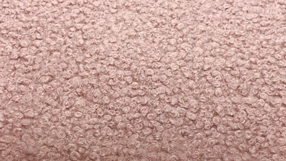Stofa Boucle cu Sclipici Roz Pudra