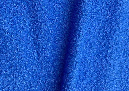 Stofa boucle albastra - Canada Fashion Center