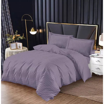 Lenjerie de Pat Satinata Premium 4 Piese Lavanda