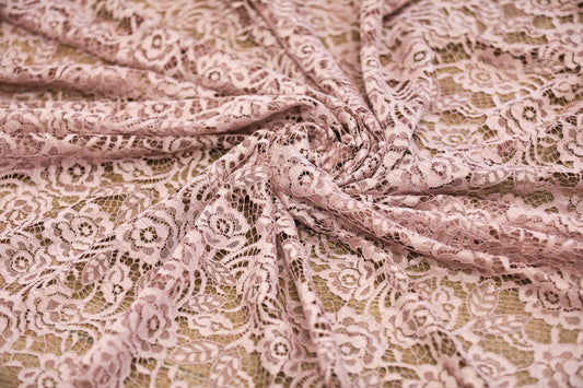 Dantela Fixa Roz Pudra - Canada Fashion Center - Fabric