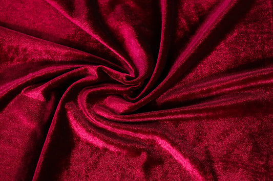 Catifea elastica grena - Canada Fashion Center - Fabric